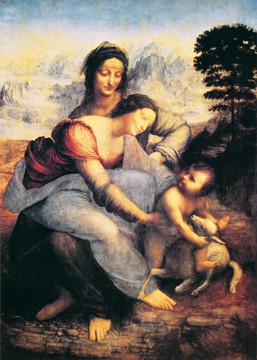 Die heilige Anna von Leonardo Da Vinci