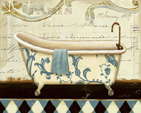 Marche de Fleurs Bath I von Lisa Audit