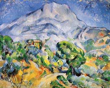 Montagne Saint-Victoire von Paul Cézanne