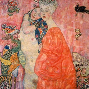 Die Freundinnen von Gustav Klimt
