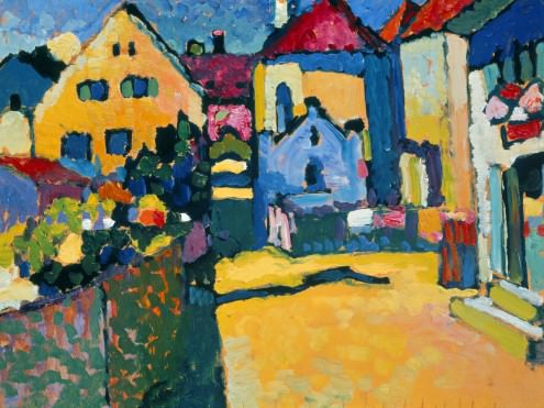 Grüngasse in Murnau von Wassily Kandinsky