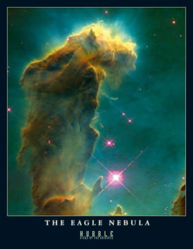 The Eagle Nebula von Hubble-Nasa