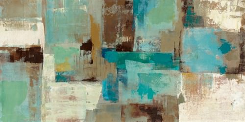 Teal and Aqua Reflections v.2 von Silvia Vassileva