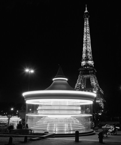 Eiffel Tower Merry Go Round von Dave Butcher