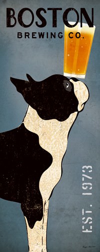Boston Terrier Brewing  Co Panel von Ryan Fowler