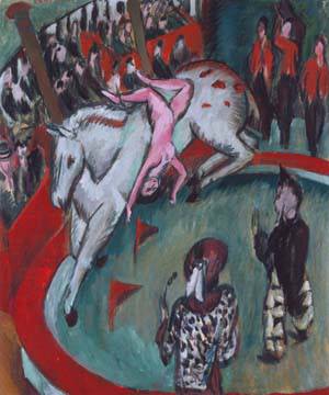 Die Zirkusreiterin von Ernst Ludwig Kirchner