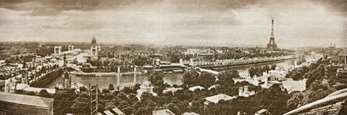 Paris Panorama von Wild Apple Portfolio