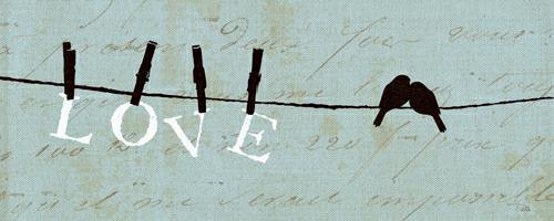 Birds on a Wire - Love von Alain Pelletier