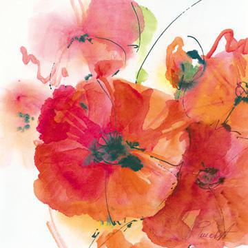 Mohnblüte in Gesellschaft von Marta Peuckert
