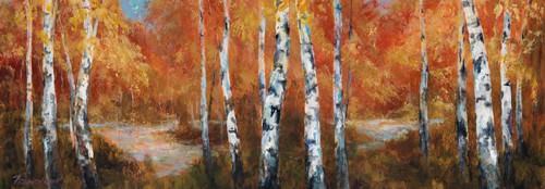 Autumn Birch von Art Fronckowiak