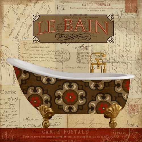 Postcard Bath I von Pela Studio