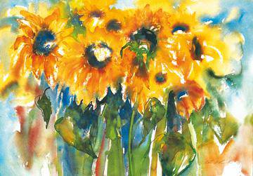 Sonnenblumen von Christa Ohland