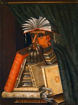 Der Buchhändler von Guiseppe Arcimboldo