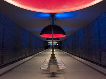 U-Bahn Westfriedhof, München von Micha Pawlitzki