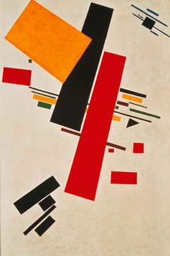 Dynamischer Suprematismus von Kasimir Malewitsch