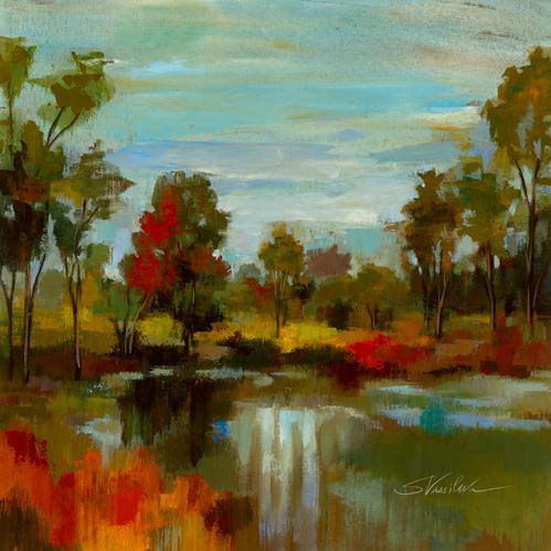Hidden Pond Hues I von Silvia Vassileva