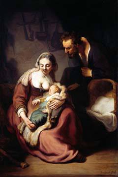 Die heilige Familie von Van Rijn Rembrandt