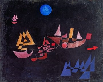 Abfahrt der Schiffe von Paul Klee