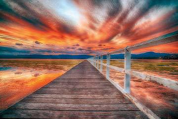 Primbee Wharf von Dee Kramer