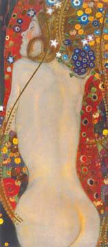 Wasserschlangen IV von Gustav Klimt