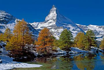 Matterhorn with Larches II von Thomas Marent