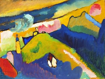 Murnau, Berglandschaft von Wassily Kandinsky