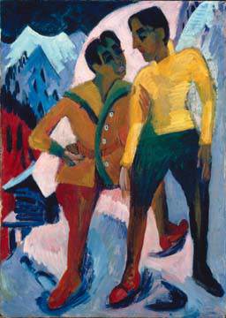 Zwei Brüder von Ernst Ludwig Kirchner