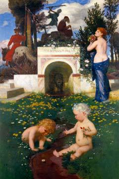 Vita Somnium Breve von Arnold Böcklin