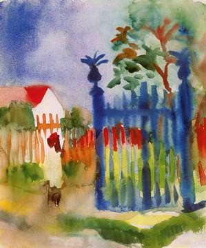 Gartentor von August Macke