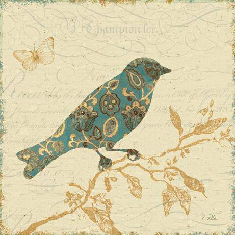 Natures Pattern I in Blue von Alain Pelletier