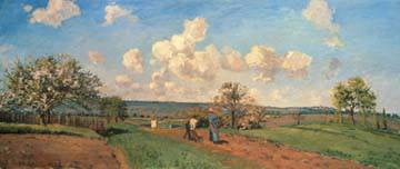 Frühling von Camille Pissarro