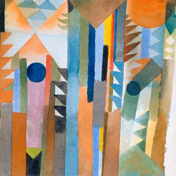 Der Wald, der aus dem Samenkorn. von Paul Klee