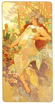 Herbst von Marie Alphonse Mucha