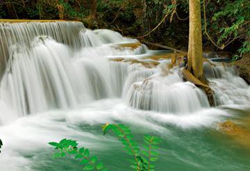 Seven-Step Waterfall IV,Erawan von Thomas Marent