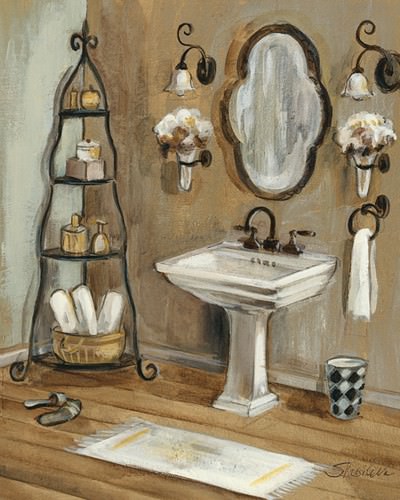 French Bath I von Silvia Vassileva