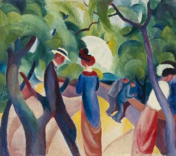 Promenade von August Macke
