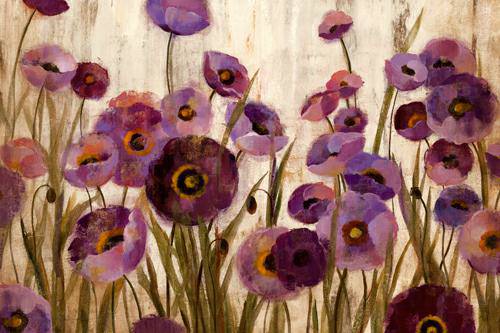 Pink and Purple Flowers von Silvia Vassileva