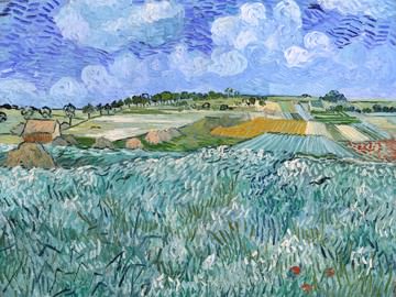 Die Ebene bei Auvers von Vincent Van Gogh