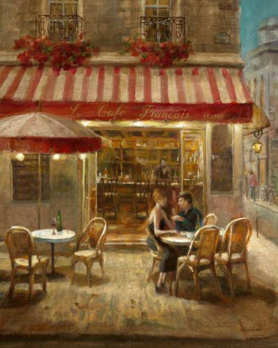 Paris Cafe II Crop von Danhui Nai
