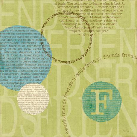 Circle of Words - Friends von Veronique Charron