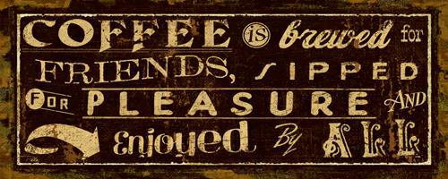 Coffee Quote IV von Pela Studio