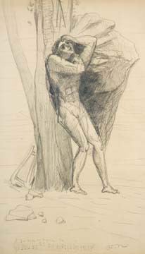 Die Verzweiflung des Orpheus von Odilon Redon