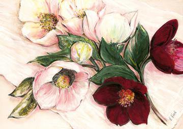 Elegant Anemones von Elisabeth Krobs
