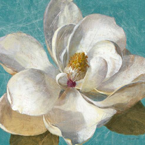 Turquoise Bloom II von Danhui Nai