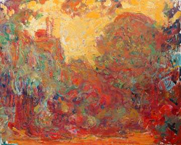 Das Haus in Giverny von Claude Monet