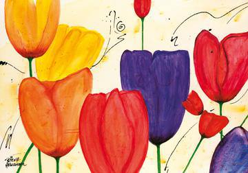 Tulpenspiel von Sylvia Haigermoser