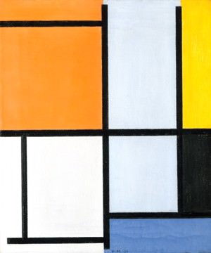 Komposition 1921 von Piet Mondrian