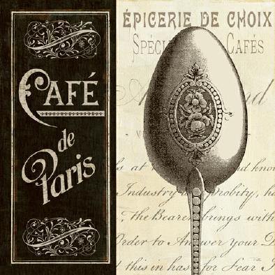 French Menu I von Pela Studio