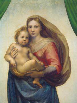 Maria mit dem Kind von Raffael