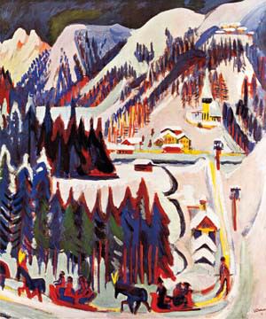 Sertig Tal von Ernst Ludwig Kirchner